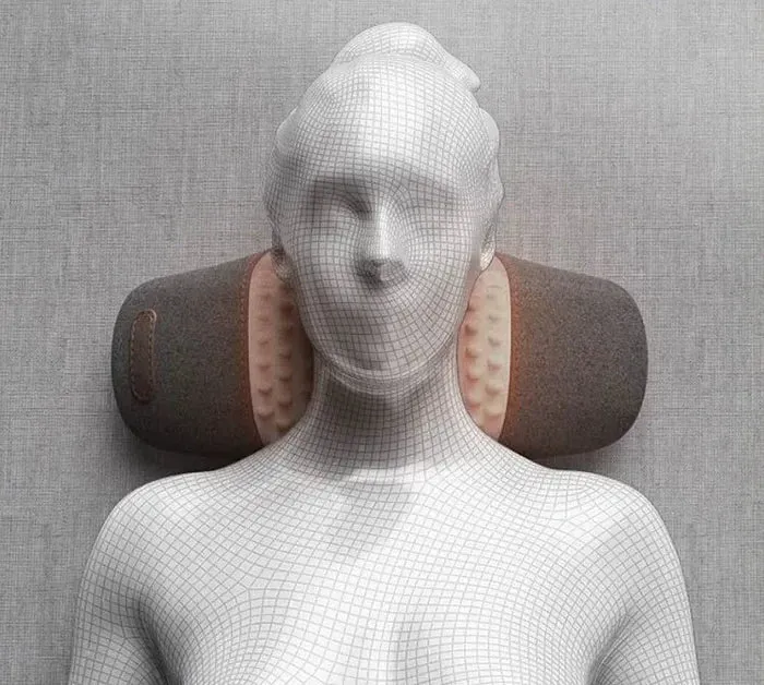 NeckEase - Elektr. Nackenmassagekissen