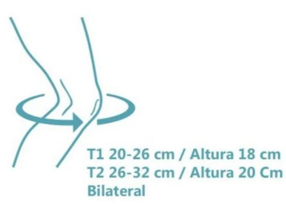 Kinderkniebandage mit Polsterung und Gurten | Zwei Größen