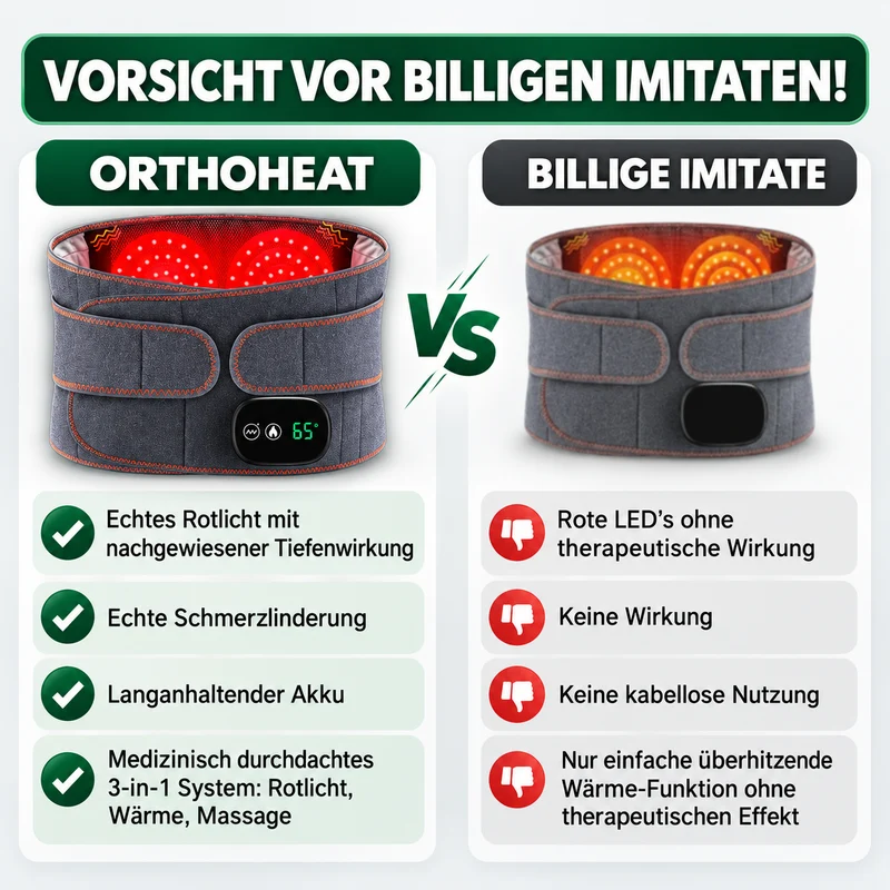 OrthoHeat™ - Schmerzfreier Rücken in 14 Tagen