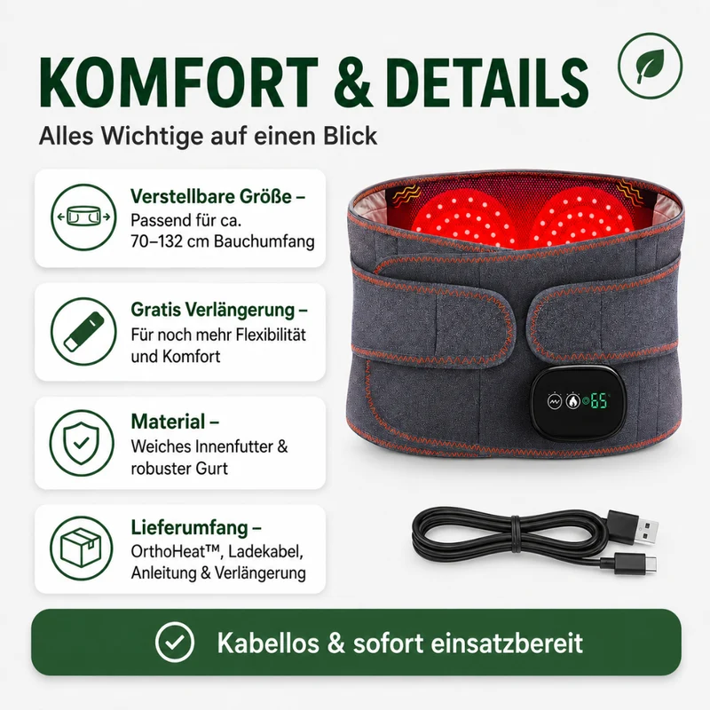 OrthoHeat™ - Schmerzfreier Rücken in 14 Tagen