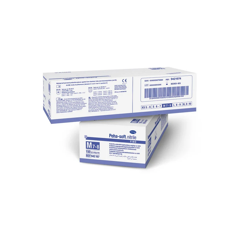 Hartmann Peha-soft® nitrile fino - Nitrilhandschuhe lila, 150 St.