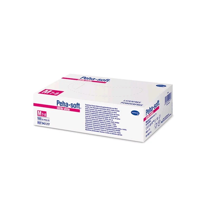 Hartmann Peha-soft® nitrile Einmalhandschuhe weiß, puderfrei, XS-XL