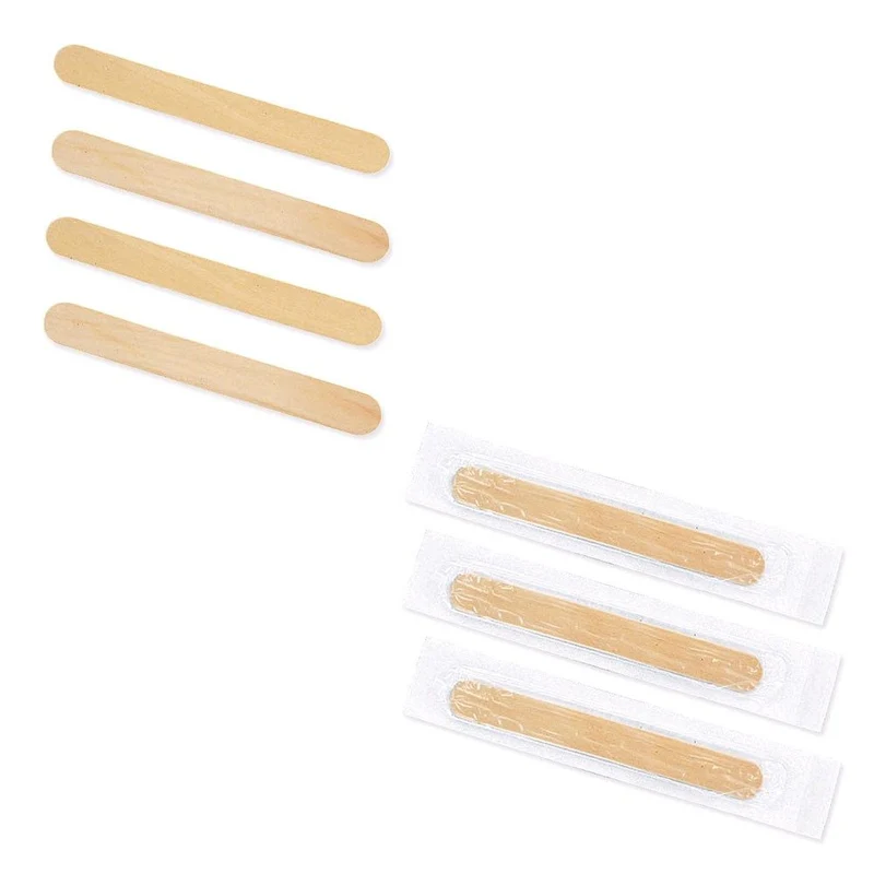 Ratiomed Mundspatel, Holz, gewachst, 150x18x1,6mm, steril o. unsteril