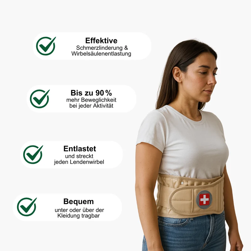 Orthogurt™ - Orthopädischer Lendengurt Rückengurt - Schmerzfrei durch den Tag