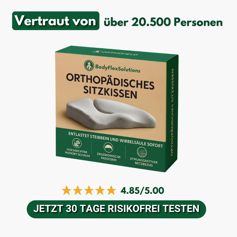 Orthopädisches Sitzkissen | Linderung von Rückenschmerzen