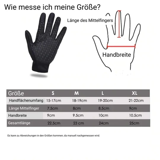 Winter - Thermohandschuhe mit Touchscreen-Funktion
