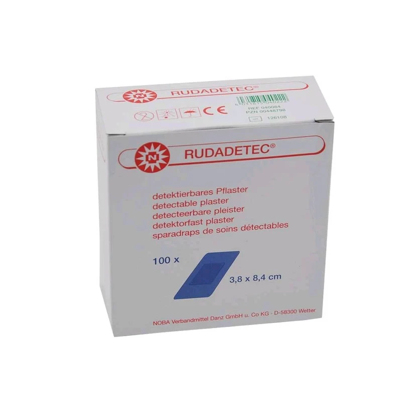 Noba RUDADETEC® Pflasterstrips, detektierbar, blau, 100 St, Größenwahl