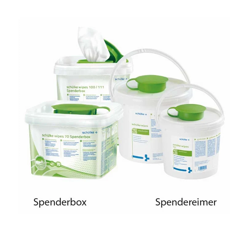 Schülke Wipes Desinfektionstücher Spender, Box/ Eimer, Gr/St