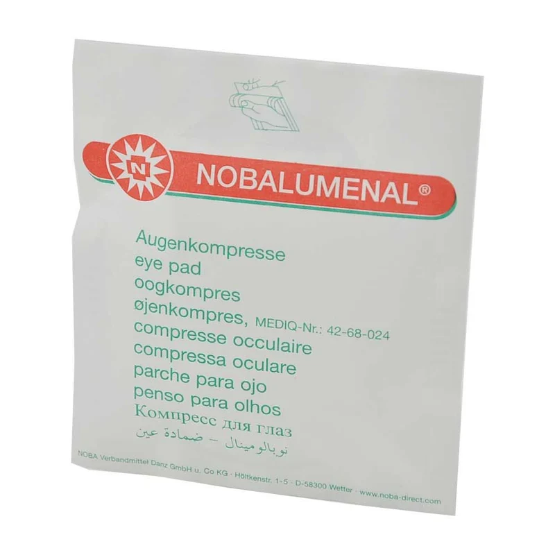 NOBALUMENAL® steril, Augenkompresse, Vliesstoff, 2 Größen, 25St