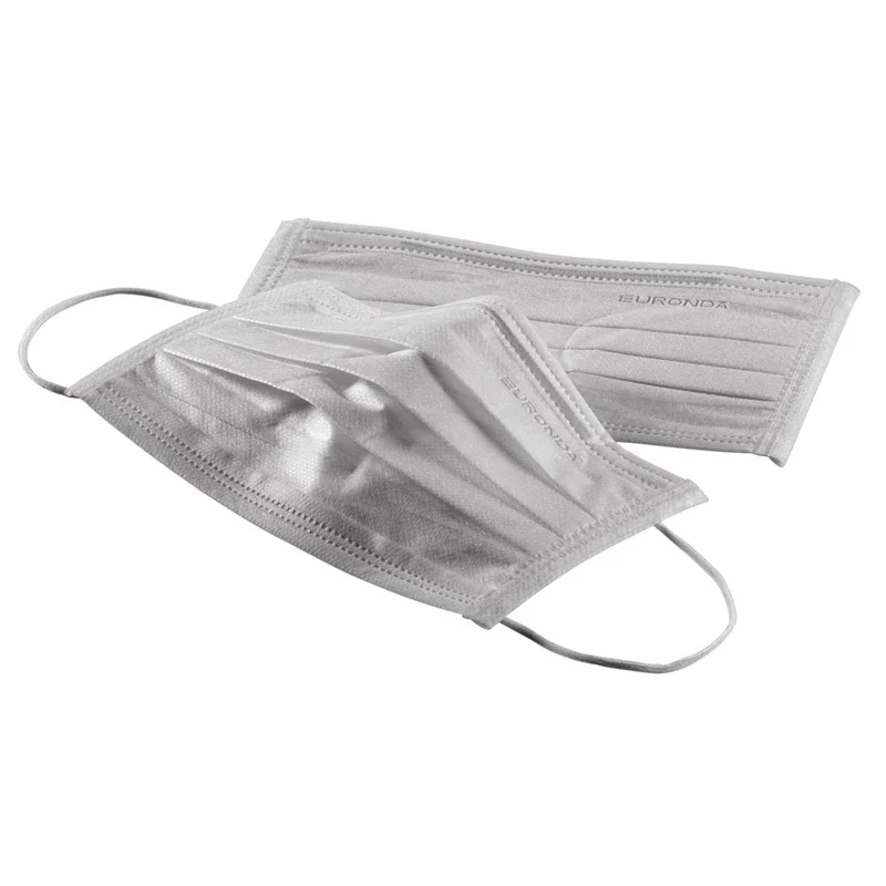 Monoart OP Mundschutz mit Gummizug von Euronda, 3-lagig, 50 St.