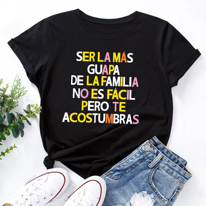 Plus Size T-Shirt mit kreativem Buchstabenprint