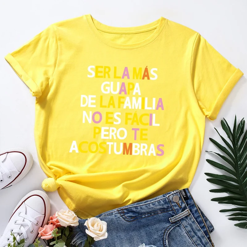 Plus Size T-Shirt mit kreativem Buchstabenprint