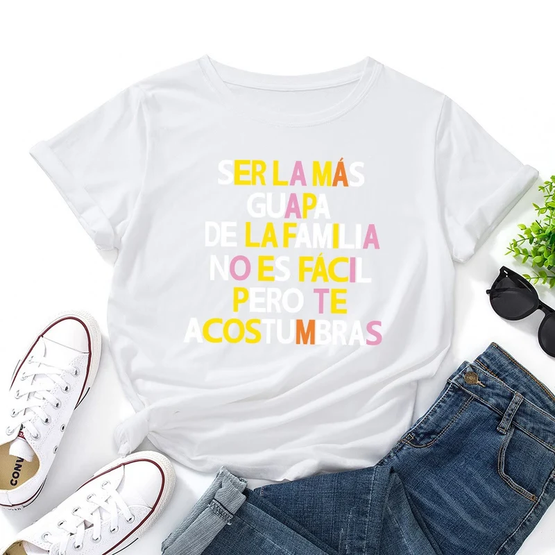 Plus Size T-Shirt mit kreativem Buchstabenprint