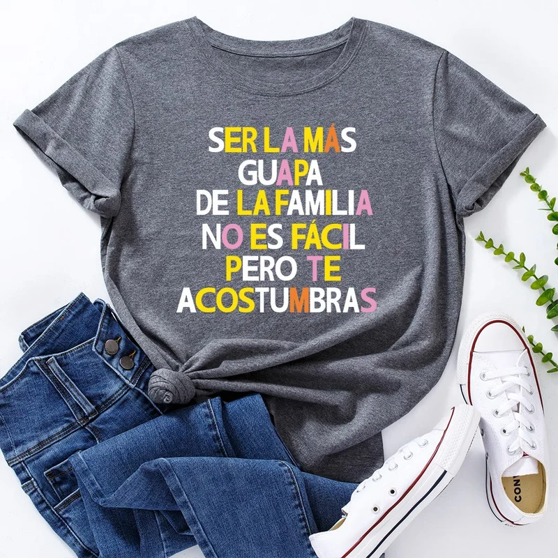 Plus Size T-Shirt mit kreativem Buchstabenprint