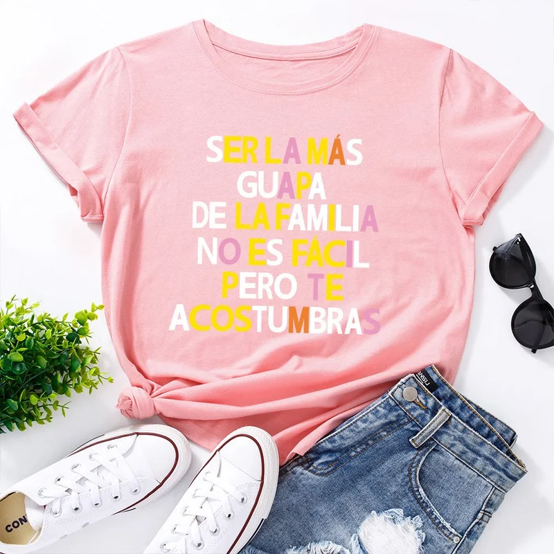 Plus Size T-Shirt mit kreativem Buchstabenprint