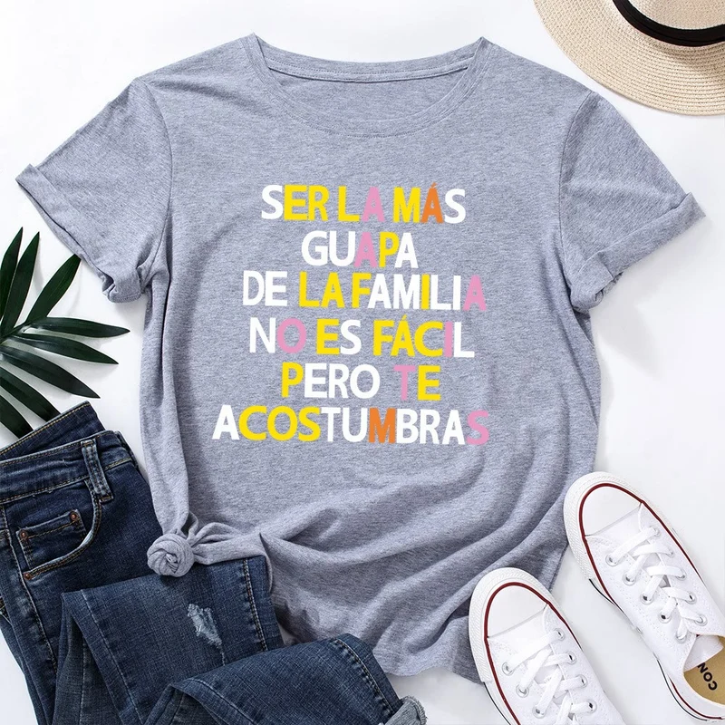 Plus Size T-Shirt mit kreativem Buchstabenprint