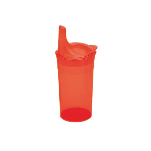 Trinkbecher aus Kunststoff rot