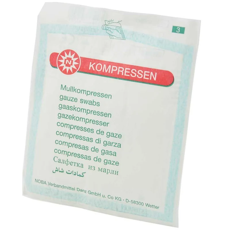 Noba Mullkompresse steril, 12-fach, einzeln steril, 60St, Gr