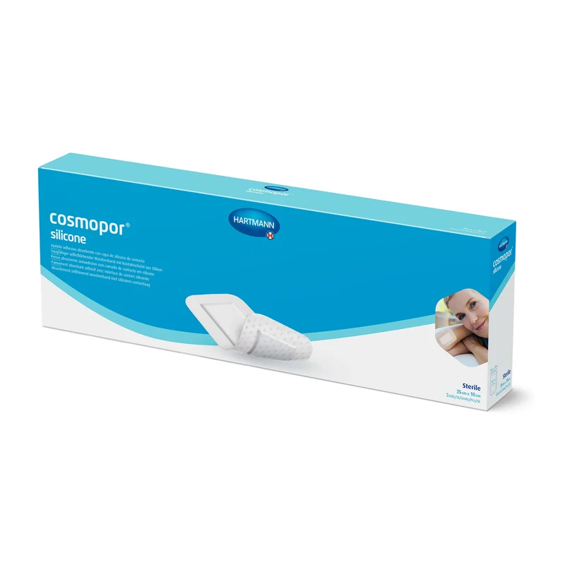 Hartmann Cosmopor® Silicone Wundschnellverband mit Euroanhänger, versch. Größen