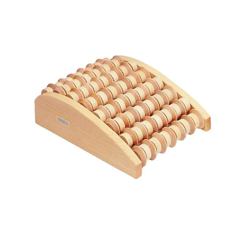 Behrend Fußmassage-Roller aus Holz, anatomisch, 7-8 Achsen