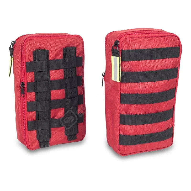 EB02.036 Seitentaschen mit Molle-System für den Sanitäter, 1000D Polyester Rot