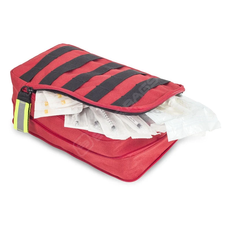 EB02.036 Seitentaschen mit Molle-System für den Sanitäter, 1000D Polyester Rot
