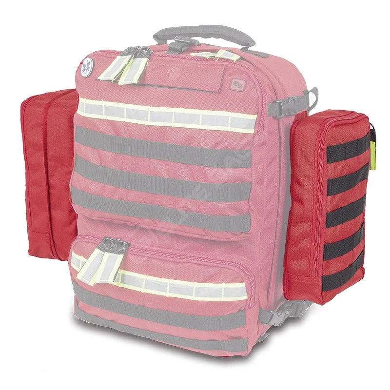EB02.036 Seitentaschen mit Molle-System für den Sanitäter, 1000D Polyester Rot