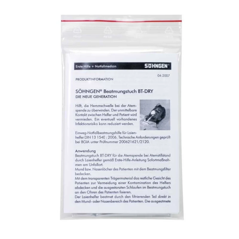 Söhngen Einmal-Beatmungstuch BT-DRY, FFP3-Filter, 1St