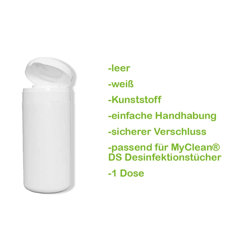 MaiMed Spenderdose für MyClean® DS Desinfektionstücher, weiß, leer