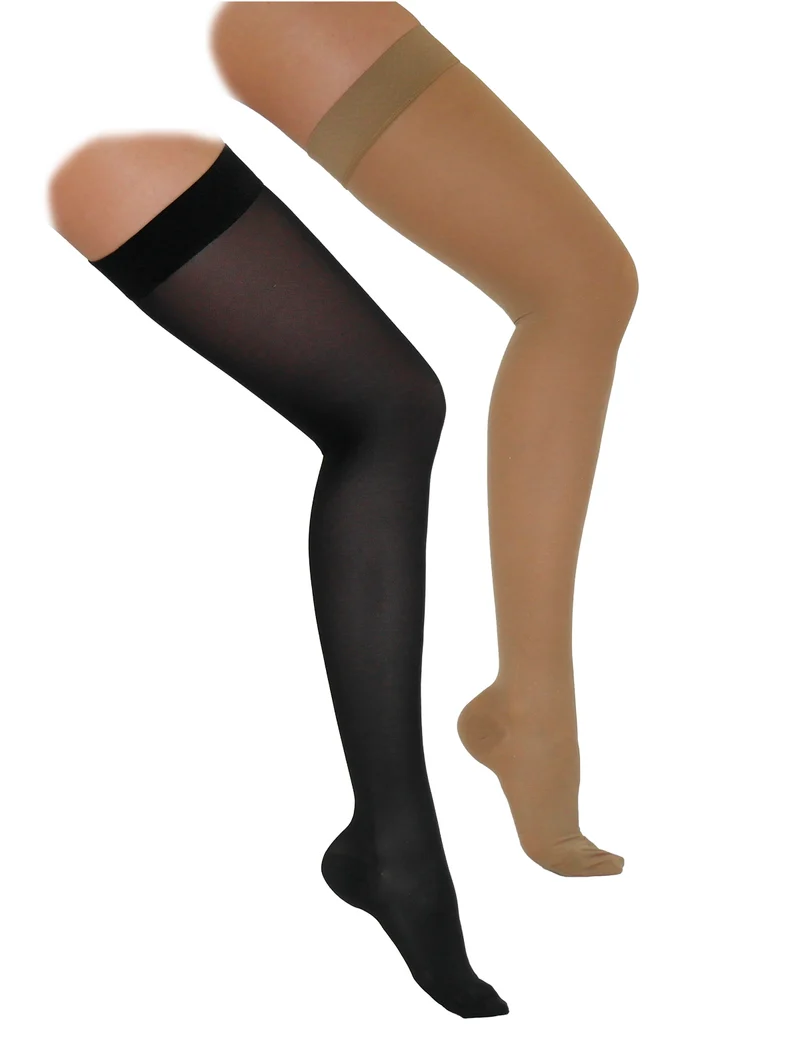 Stützstrümpfe Straps-Strümpfe Kompressionsstrümpfe Stocking 140DEN 18-22mmHg