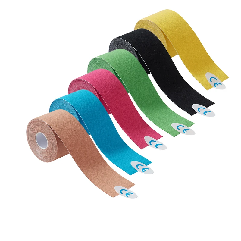 Medicalcorner24 Power Kinesiologie Tape, 5 cm x 5 m, 12 Rollen in 6 verschiedenen Farben