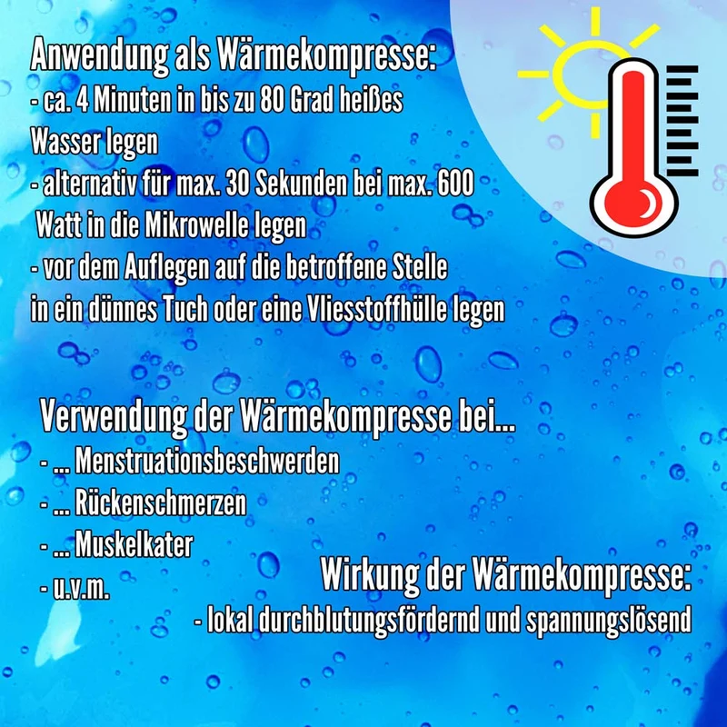 Kalt Warm Kompressen, Gel, mit 2 Vliesstoffhüllen, 13 x 14 cm, 2 Stück