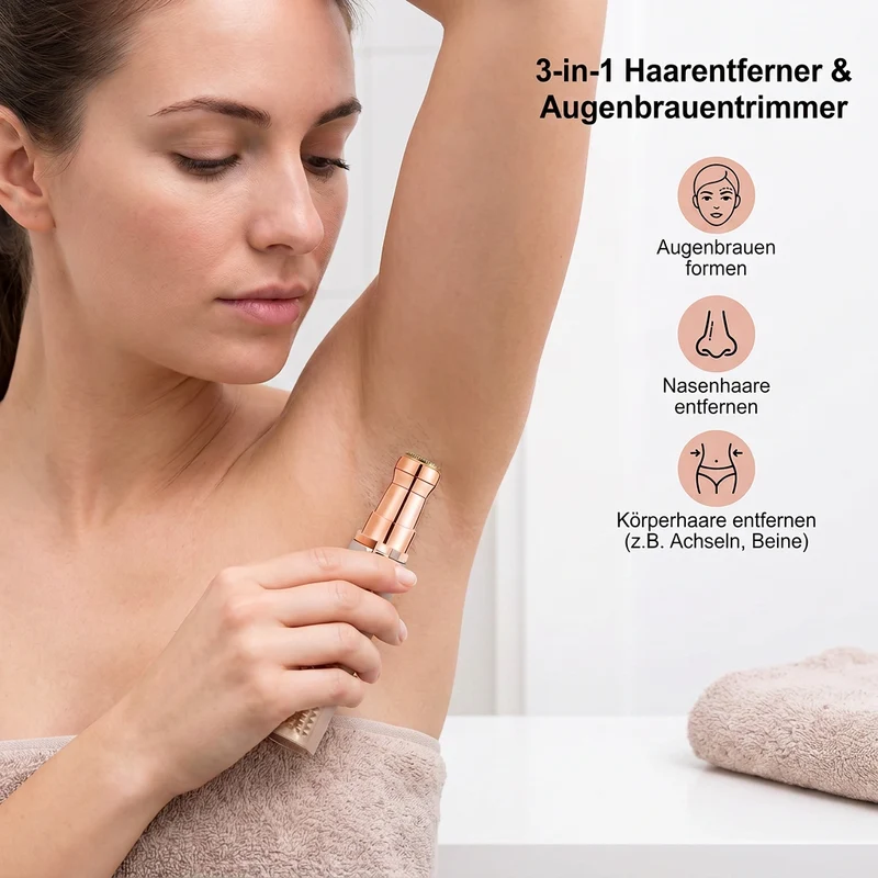 3-in-1 Präzisionstrimmer für die Schönheitspflege