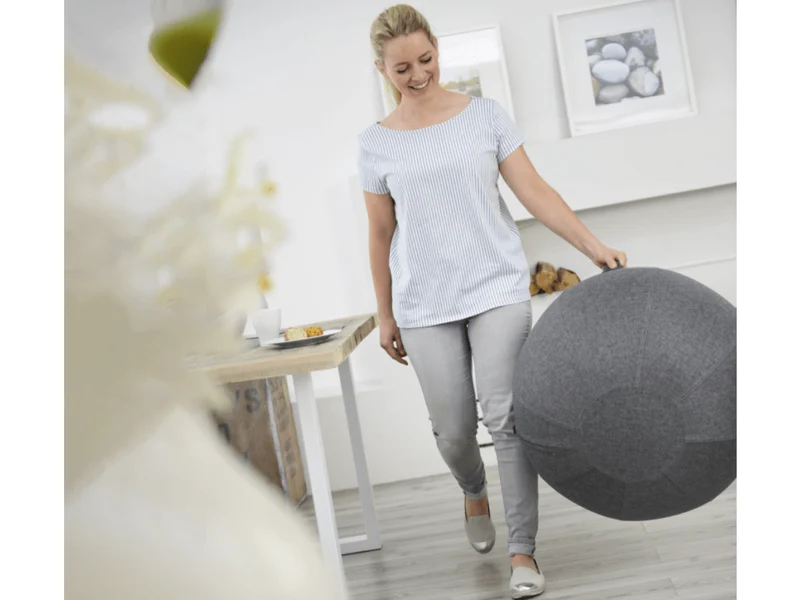 SISSEL® Gym Ball Cover Ø 65 cm, grau
