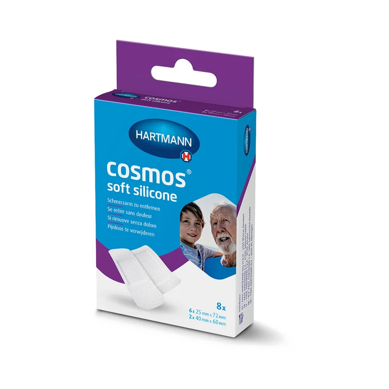 Hartmann Cosmos® soft silicone Pflasterstrips in 2 verschiedenen Größen