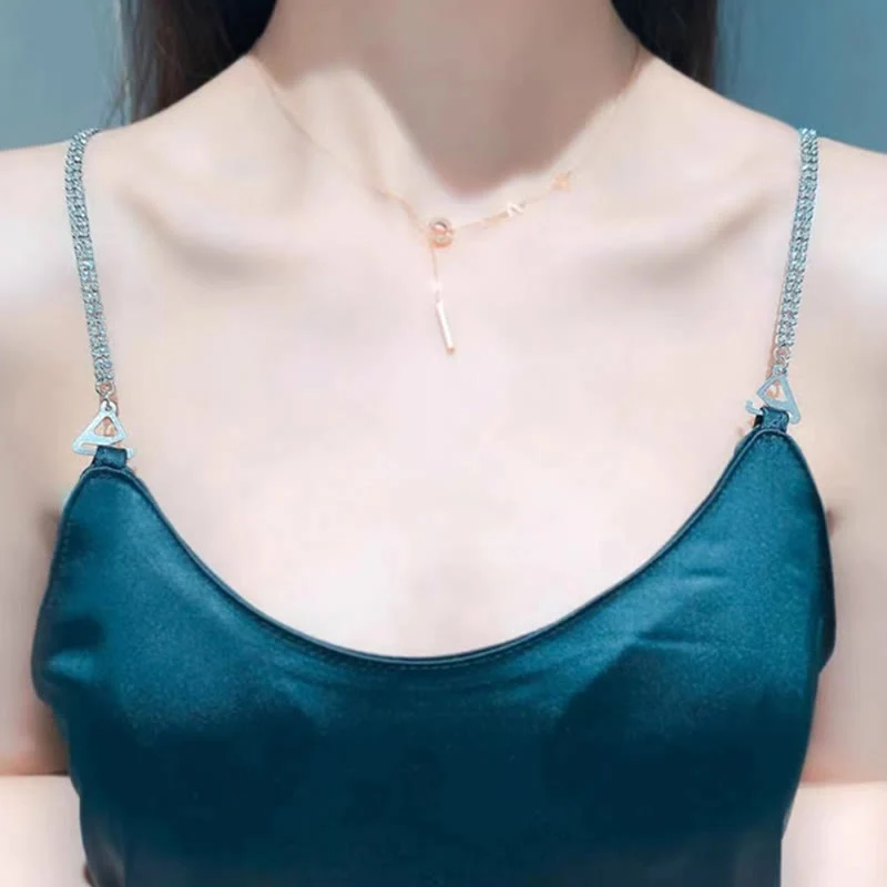 Sexy Strassschmuck Kristall Dessous Kette (3 Paar)