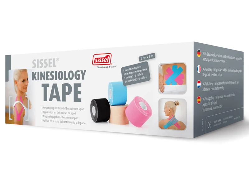 SISSEL® Kinesiology Tape - Display 6 Rollen