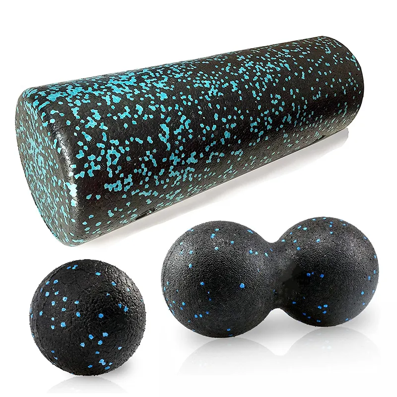 Foam Roller, Ball, and Peanut Foam Roller Set