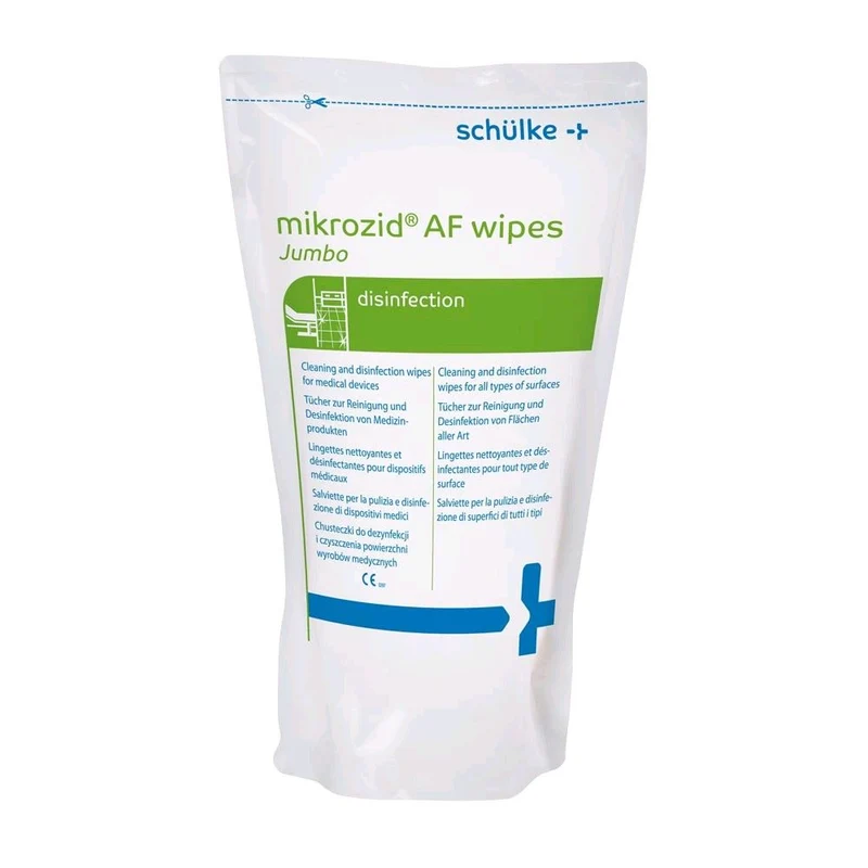 Schülke mikrozid® AF Jumbo Desinfektionstücher, getränkt, Dose/Refill
