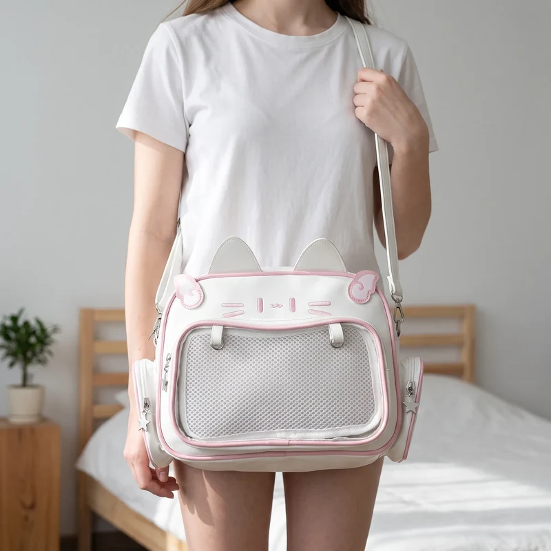 Camp Basel | Meowtika Kawaii Ita Tasche Mit Katzenohren