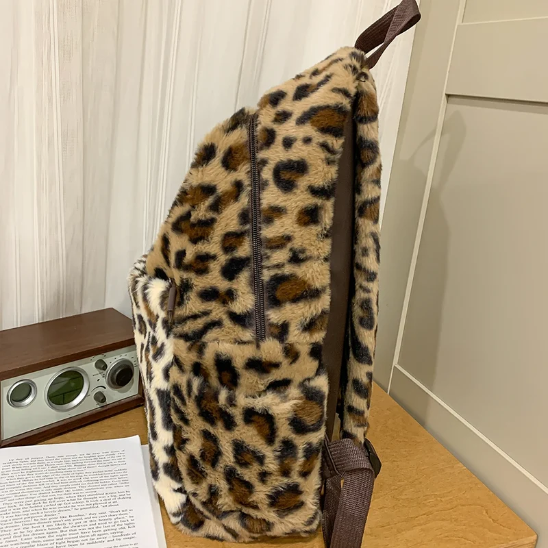 Camp Basel | Fleckar Lässiger Rucksack Mit Leopardenmuster