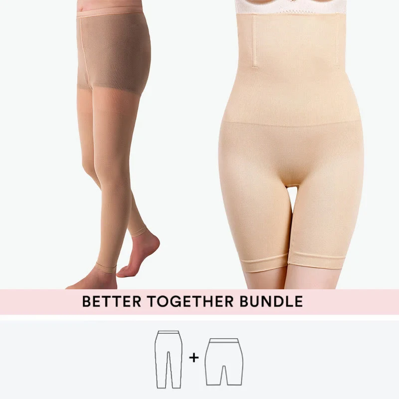 Bundle Plus Size Shapewear + Kompressionsstrumpfhose