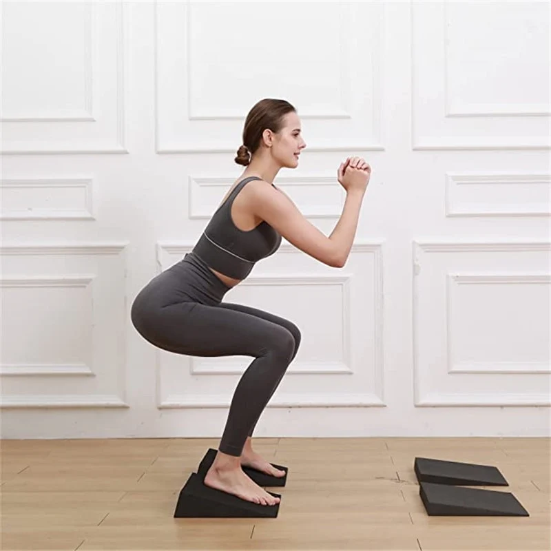 Slantboard Calf Stretcher - Yoga Brick - Squat Wedge