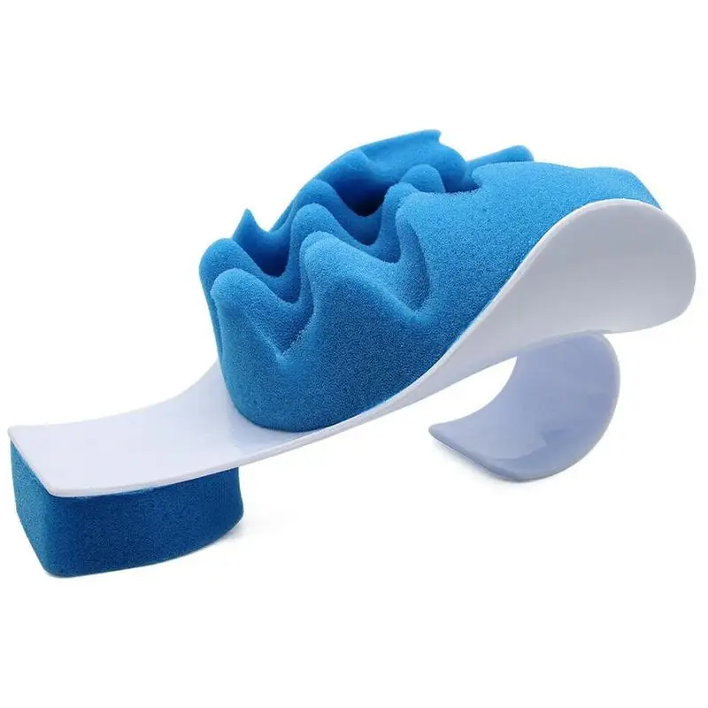 Massage pillow support cervical pillow pain device for cervical relax align relief spine neck traction