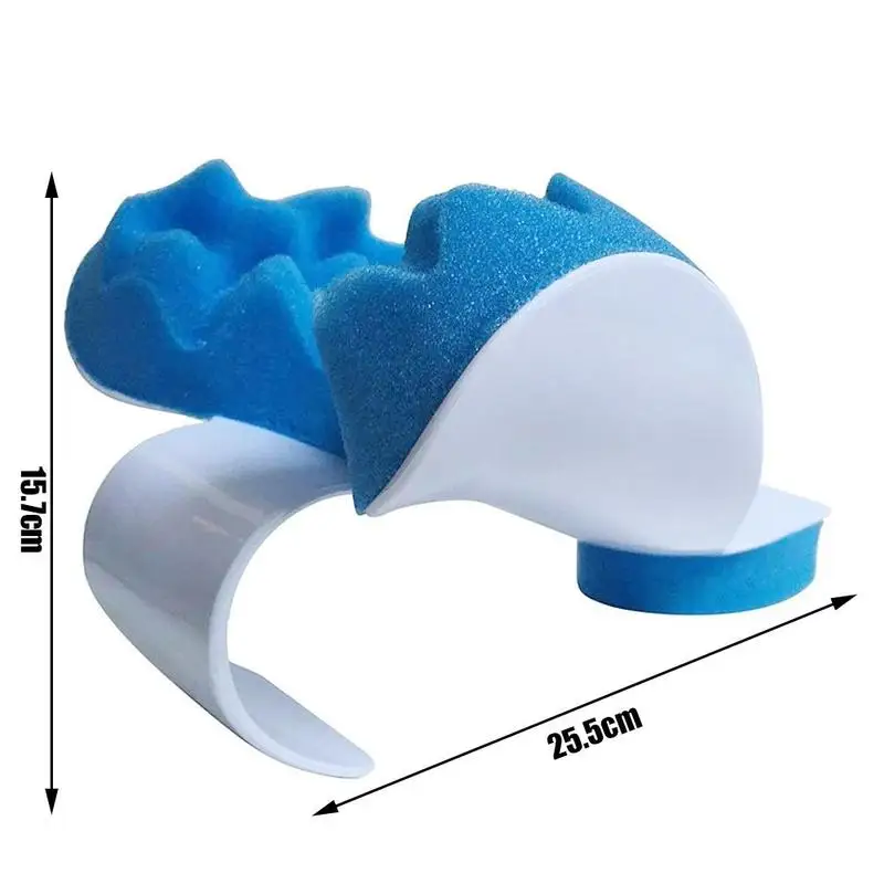Massage pillow support cervical pillow pain device for cervical relax align relief spine neck traction