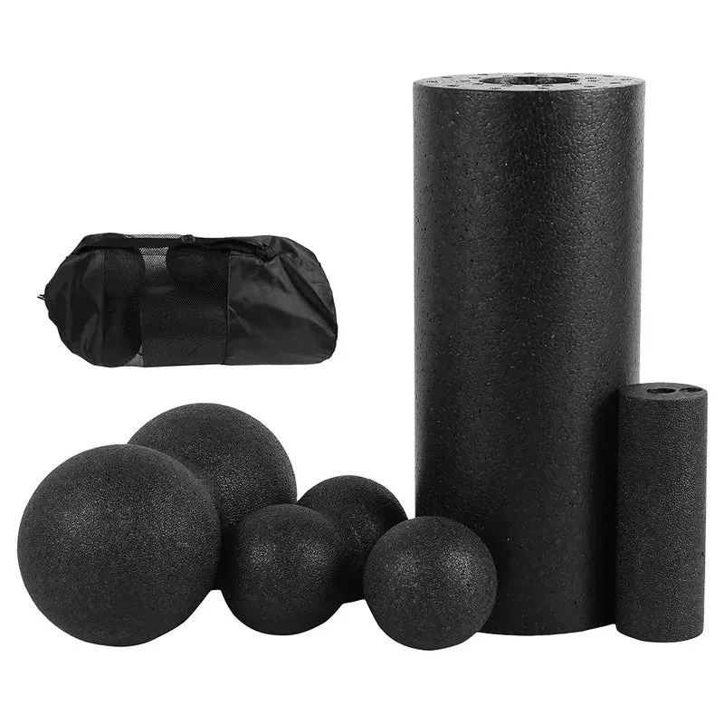 3/5pcs Yoga Roller & Fitness Ball Set