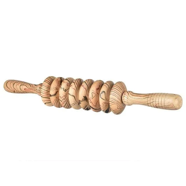 Wooden Back Massage Roller