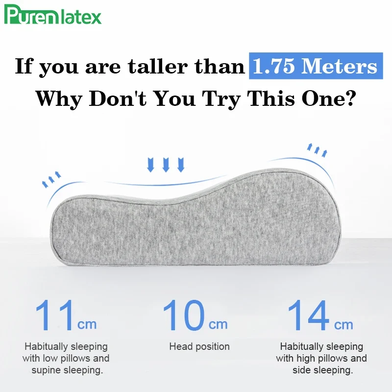 PurenLatex Orthopaedic Memory Foam Pillow