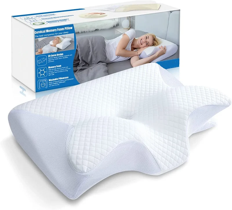 Memory Foam Orthopedic Neck Pillow