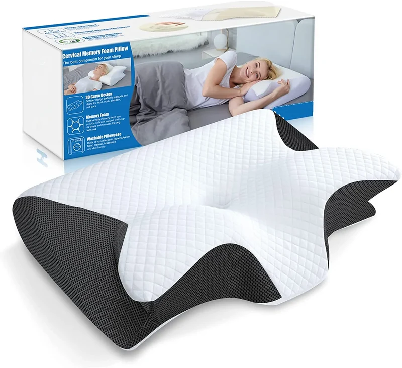 Memory Foam Orthopedic Neck Pillow